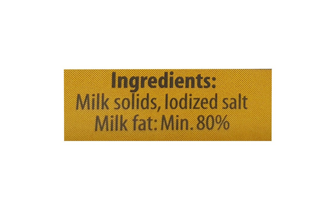 Gowardhan Pasteurised Table Butter - Made From Cow's Milk   Box  100 grams